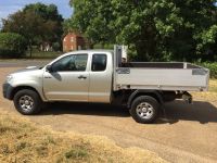 Toyota Hilux Extra cab. Drop side body.